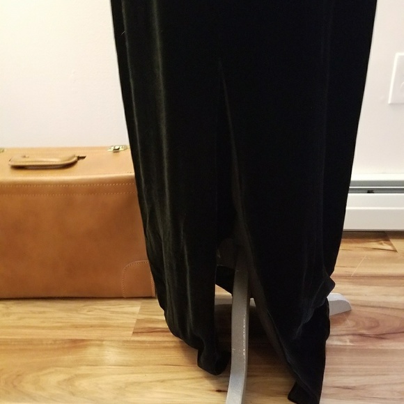 Vintage Black Evening Gown - Picture 6 of 8